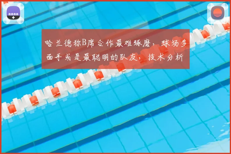 哈兰德称B席合作最难琢磨，球场多面手或是最聪明的队友，技术分析球员特质