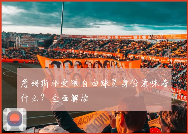 詹姆斯非受限自由球员身份意味着什么?全面解读